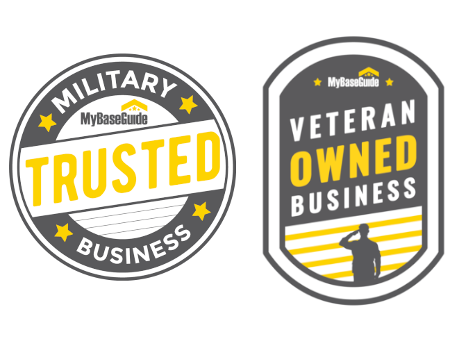 ProLux Energy- MyBaseGuide Veteran Owned, Military Trusted Business Badge